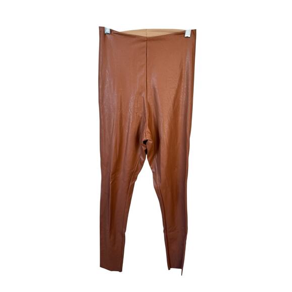 COMMANDO Faux Leather Legging in Cocoa Brown Tan Size XS Fall Autumn Trendy $128 - Picture 4 of 5